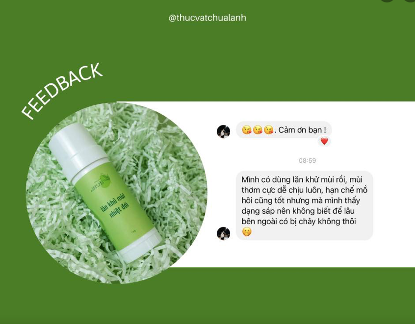 Lăn khử mùi nhiệt đới