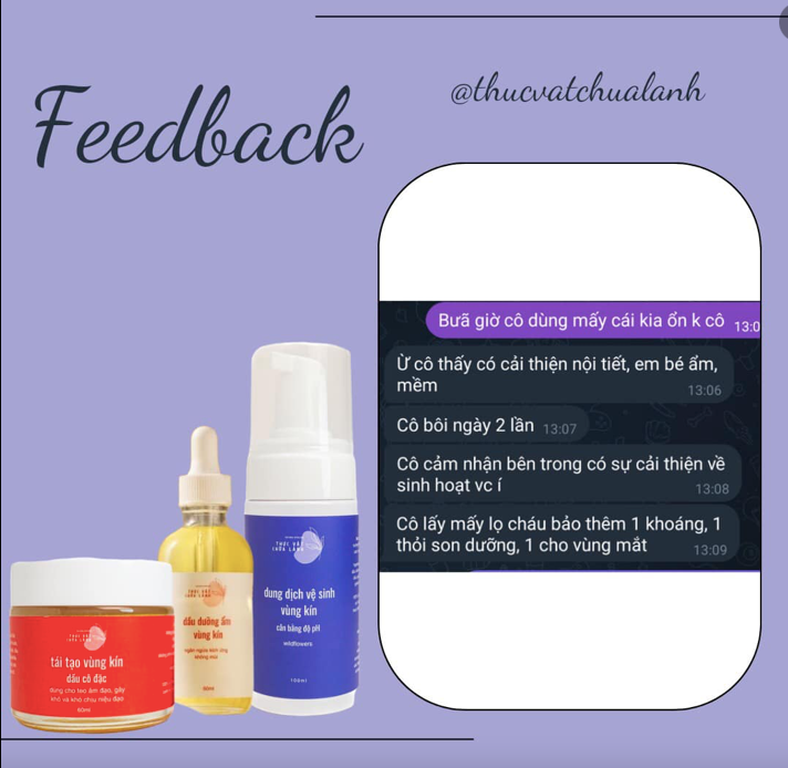 Dầu dưỡng ẩm vùng kín - không mùi