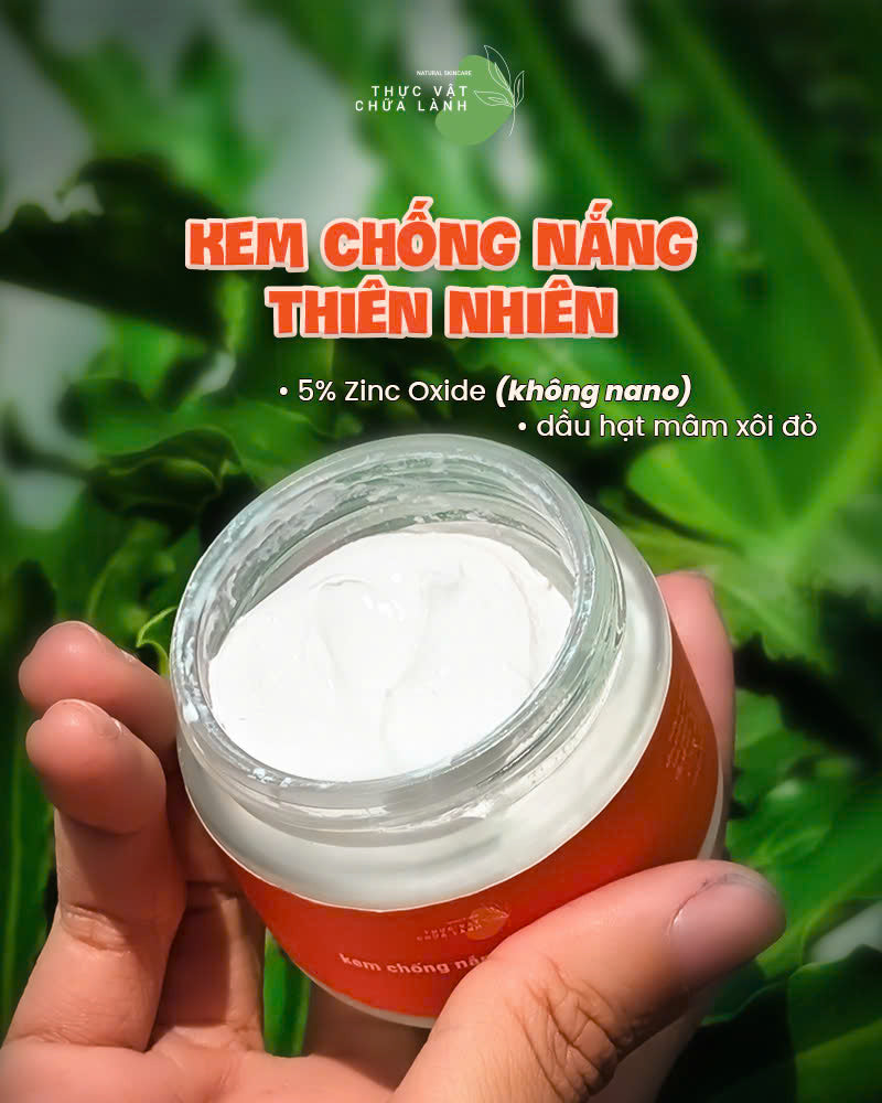 Kem chống nắng thiên nhiên (dành cho mọi loại da)